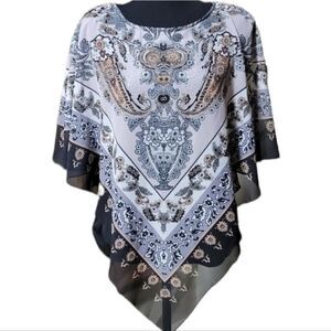 B.l.e.u. Lose, Flowy Scarf Blouse.